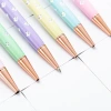 Hot sales in stock, wholesale of new creative pen flower crystal pens, logo printable small flower ballpoint pens Specification image